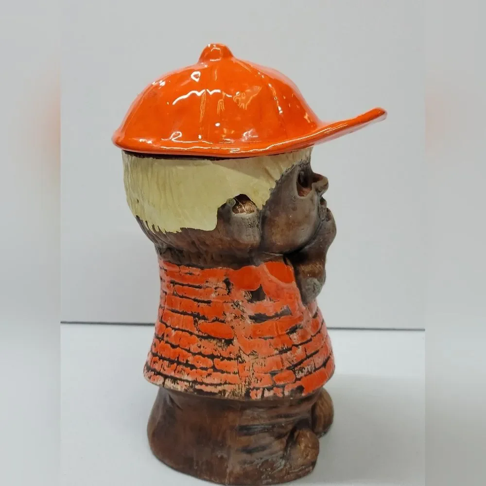 Vintage Treasure Craft Ceramic Boy w/Baseball Cap, Glove & Finger in His Mouth